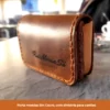 Porta Moedas Em Couro Personalizado