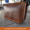 Porta Moedas Em Couro Personalizado