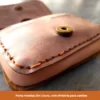 Porta Moedas Em Couro