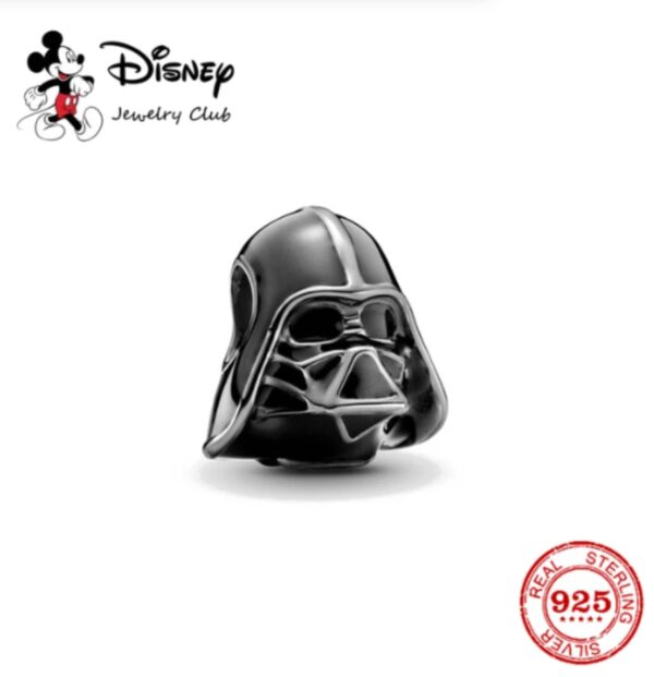 Fio em Couro Darth Vader Silver