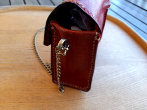 Mini mala - Pochete em couro