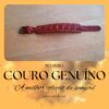 Pulseira em couro genuíno