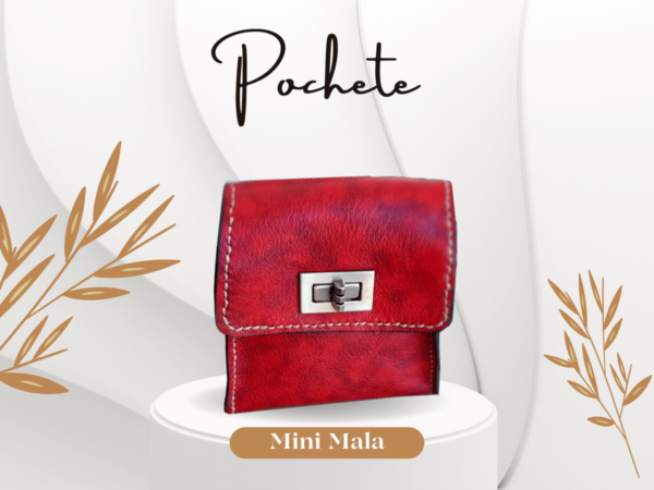 Mini mala - Pochete em couro