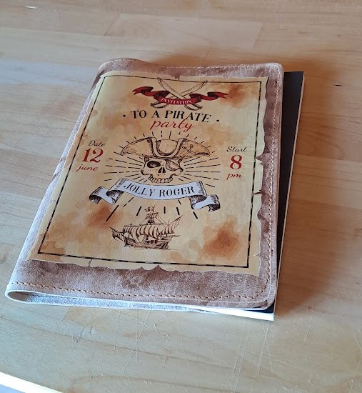 Capa em Couro para Bloco A5