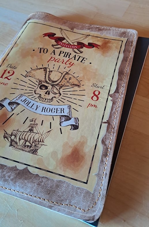 Capa em Couro para Bloco A5