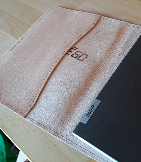 Capa em Couro para Bloco A5