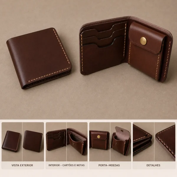 Carteira EmCouro Origem — Buttero & Pueblo Personalizável